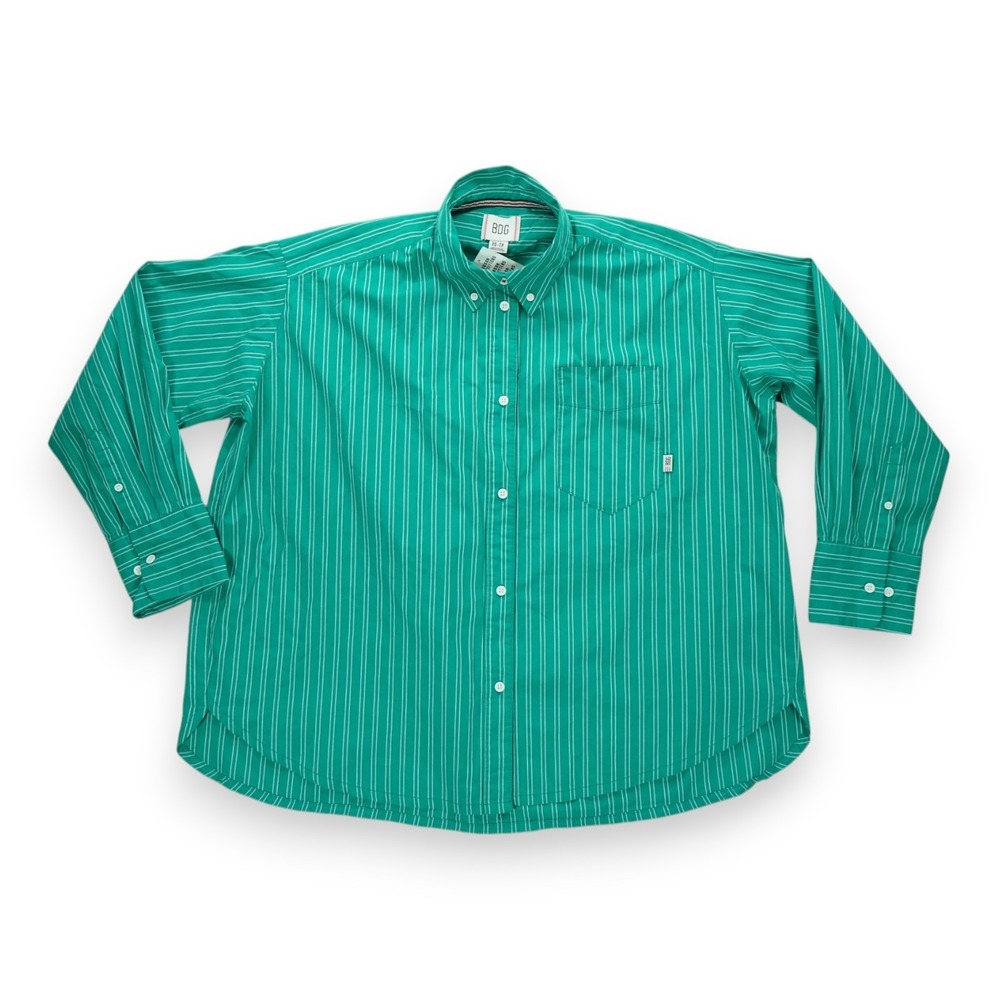 NWT BDG URBAN OUTFITTERS Striped Long Sleeve Button-Down Shirt XS Women's